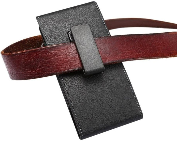 Magnetic Leather Card Holder Case Belt Clip Rotary 360 for Sony Xperia XZ1-COMPACT - Black