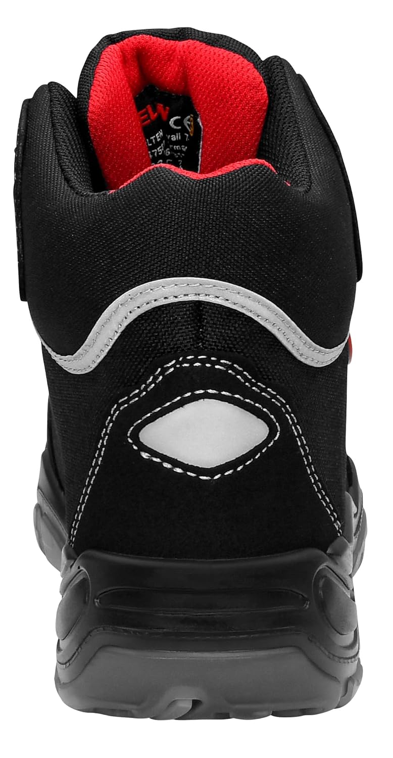 ELTEN Sicherheitsschuhe SANDER ESD S2, Herren, sportlich, leicht, schwarz, Kunststoffkappe - Grösse