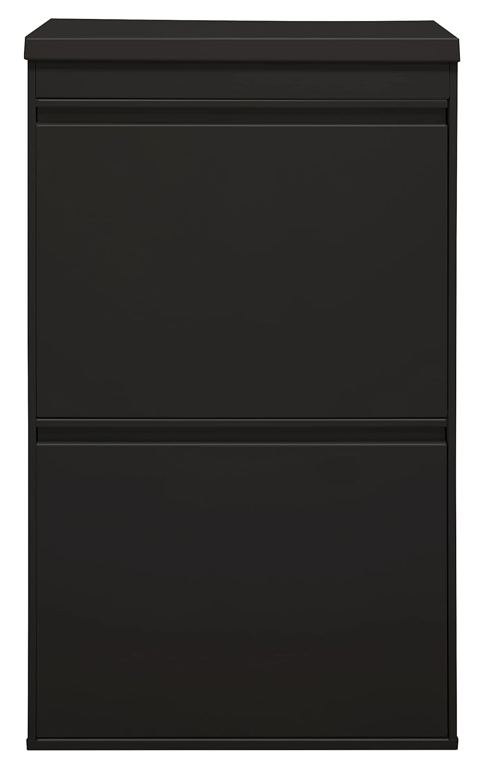ARREGUI Top CR626-B Mülltrennsystem aus Stahl mit Aufbewahrungsbox mit Deckel | 4 Fächer Mülleimer f