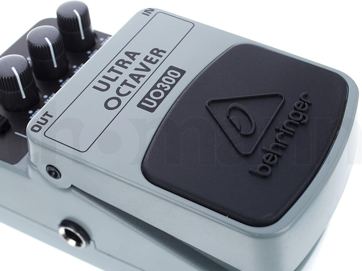 Behringer ULTRA OCTAVER UO300 Oktaver-Effektpedal mit 3 Modi ULTRA OCTAVER UO300 Guitar Pedal, ULTRA