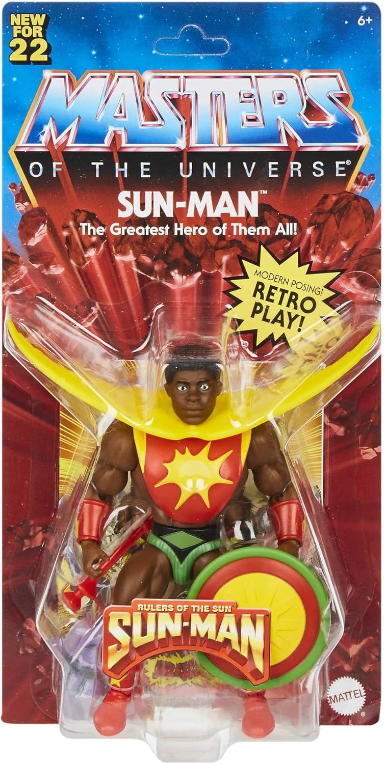 Masters of the Universe HDR90 - MOTU Origins, Sun-Man, ca. 14 cm grosse Actionfiguren, Figuren zum S