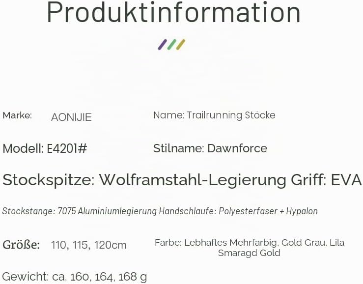AONIJIE 2-Pack Faltbar Z-Wanderstöcken ultrakompakt Trekkingstöcke für Trekking, Wanderungen, Reisen