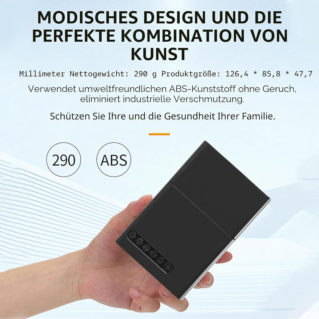 VBESTLIFE 1080p Full HD Tragbarer Filmprojektor, Eingebauter Lautsprecher, Kompatibel mit Dem Smartp