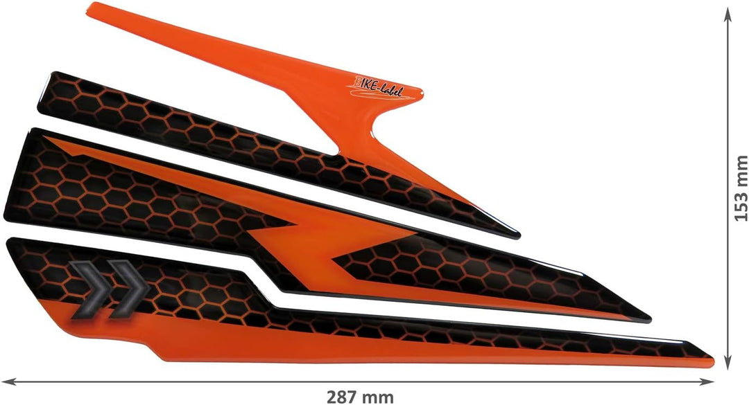 BIKE-label Tankpad Set kompatibel für KTM 1290 Super Duke R ab BJ 2020-850003