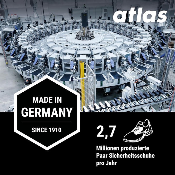 Atlas SL 465 XP Blue ESD Sicherheitschuhe Arbeitsschuhe für Herren und Damen S1P leicht, dynamisch,