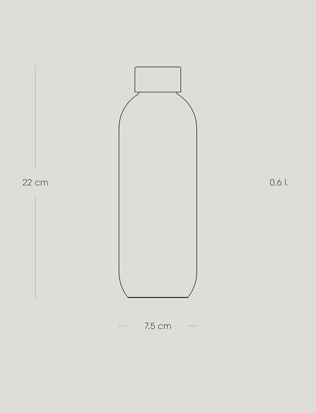 Stelton Thermosflasche Keep Cool | Thermo-Trinkflasche - Doppelwandige Isolierflasche - Moderner Des