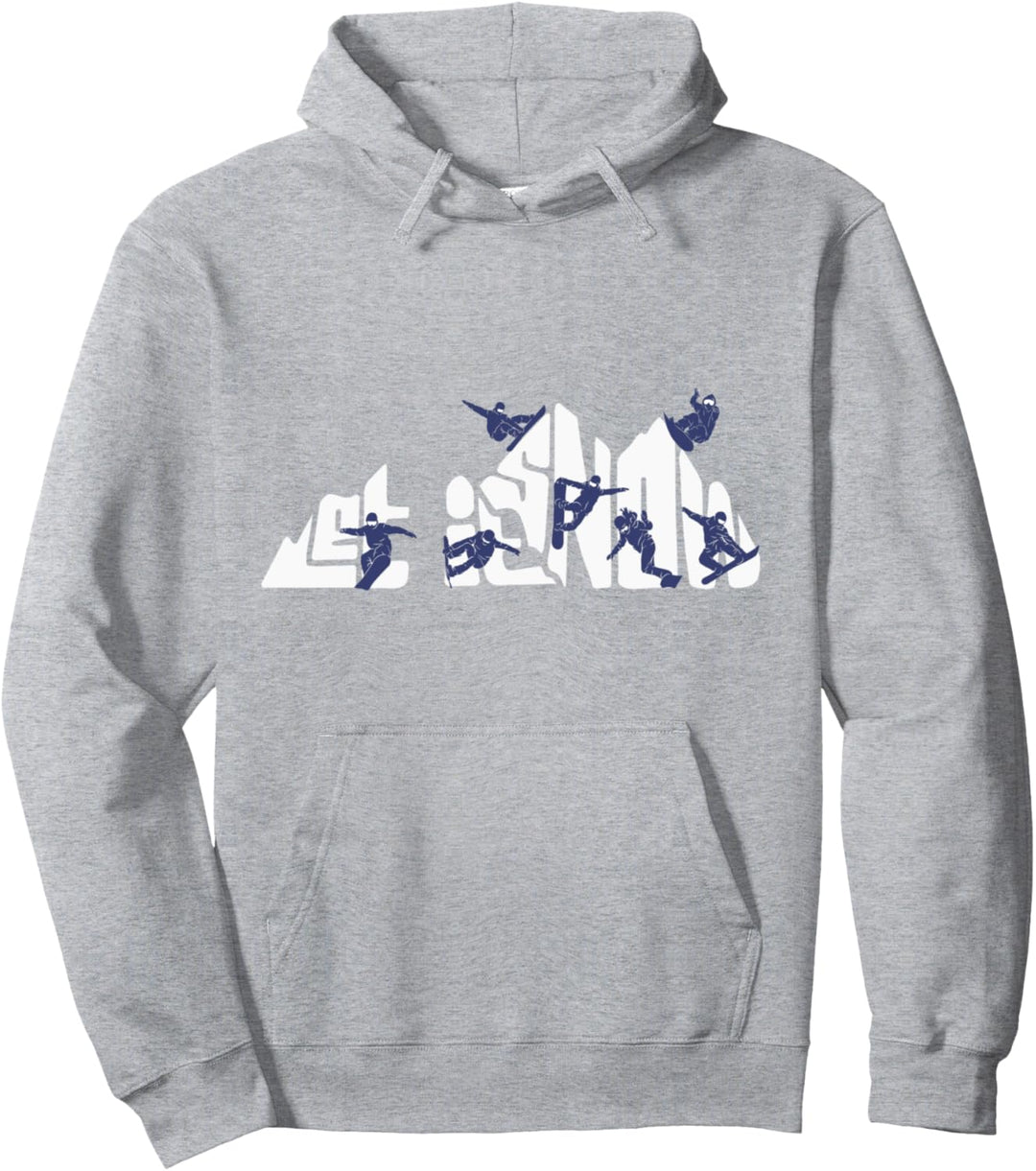 Snowboarder Wintersport Pullover Hoodie