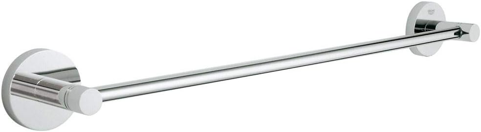 GROHE Essentials - Handtuchhalter (verdeckte Befestigung, geeignet zum Bohren, 450 mm), chrom, 40688