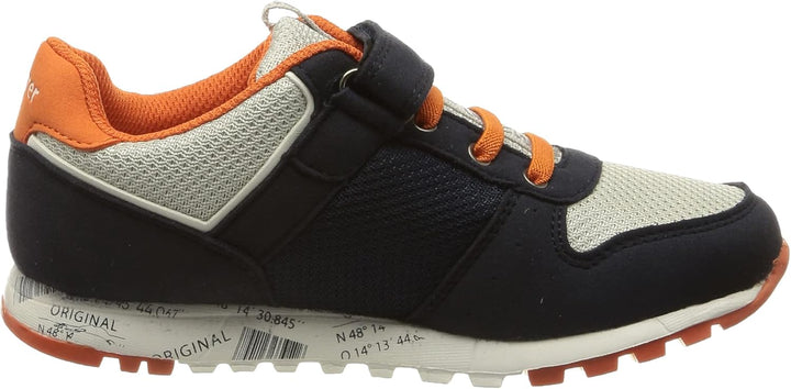 Richter Kinderschuhe Jungen Halbschuhe Klett Sneaker Blau Freizeit 29 EU Atla Oran White Flin, 29 EU
