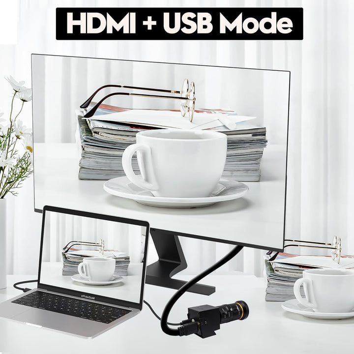 SvPro 4K USB HDMI Kamera Streaming Webcam mit 5-50mm Zoom Objektiv Manueller Fokus H.264 H.265 CS Mo