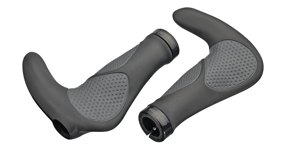 ergotec Lenkergriffe Aksb-09.2/2 Schwarz, Schwarz