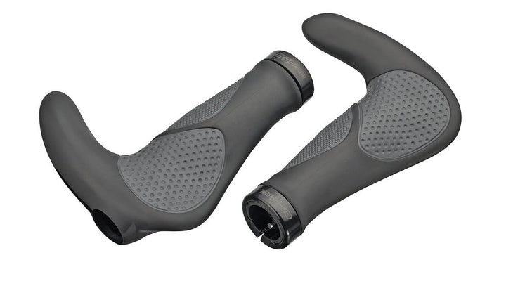 ergotec Lenkergriffe Aksb-09.2/2 Schwarz, Schwarz