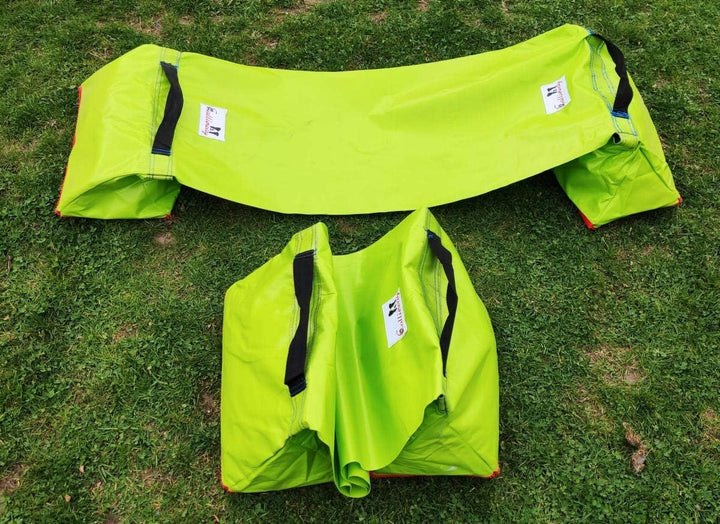 Callieway Premium Dog Agility Tunnel Stützsandsack (Doppelpack) mit Anti-Rutschsystem für Agility Tu