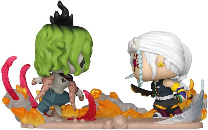 Funko Pop! Moments: DS - Tengen Uzui Vs Gyutaro - Demon Slayer - Vinyl-Sammelfigur - Geschenkidee -