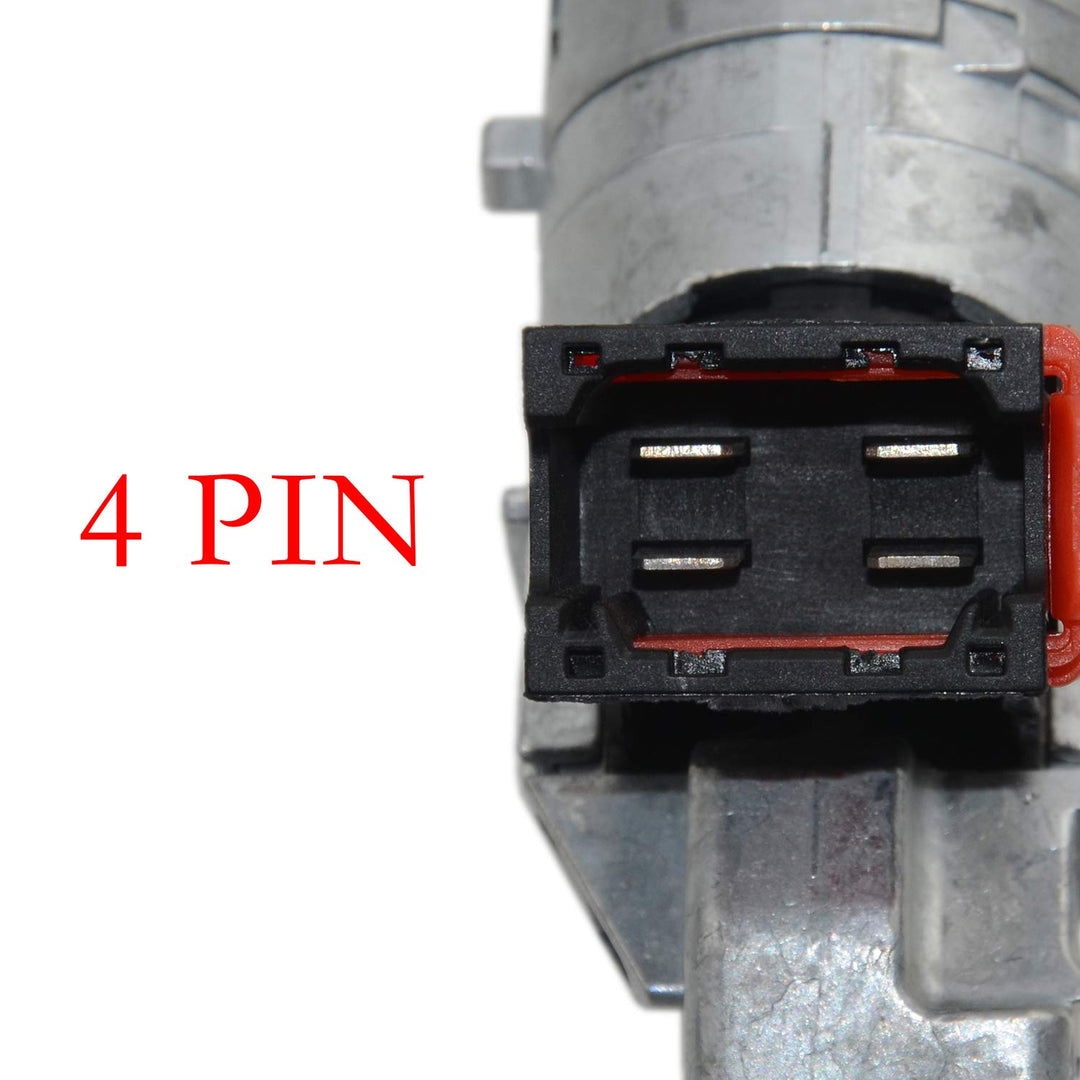 Woosphy Zündschlüsselschalter 4pin 7701208408 8200214168 487004438R Ersatz für Clio 3 Master 3 Kango