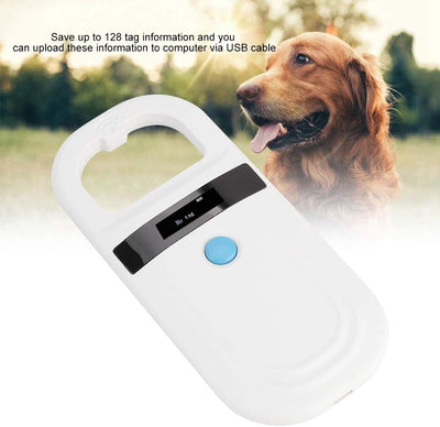 Ejoyous Haustier ID Microchip Scanner, Wiederaufladbar Animal Chip ID-Scanner Haustier Etiketten Sca