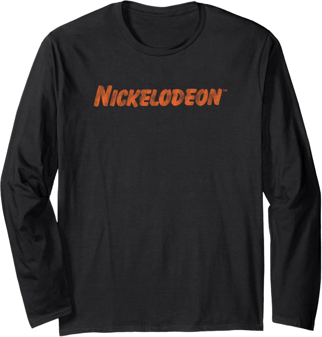 Nickelodeon Classic Text Logo Langarmshirt