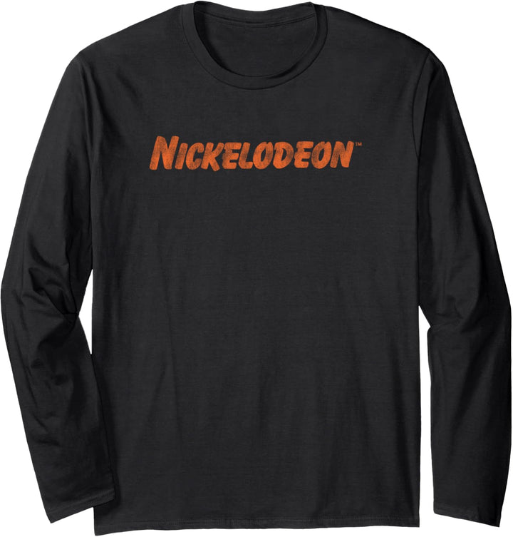 Nickelodeon Classic Text Logo Langarmshirt