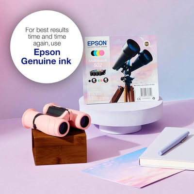 Epson Original 502XL Tinte Fernglas Multipack 4-farbig XL, XP-5100 XP-5105 XP-5150 XP-5155 WF-2860DW