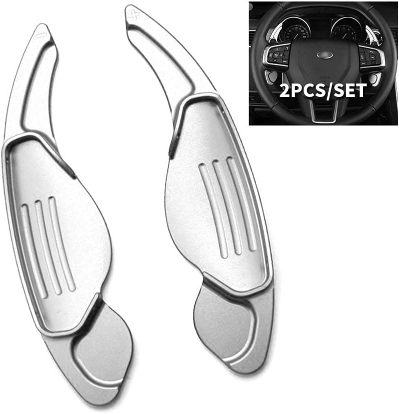 HIBEYO Lenkrad Schaltwippen Verlängerung Paddles Lenkrad für Land Rover Evoque Velar Discovery Range