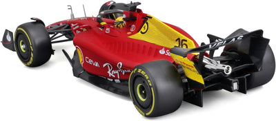 Bburago Ferrari F1-75 (2022): Modellauto im Massstab 1:24, 16 Charles Leclerc, mit Fahrer, Hardcase,