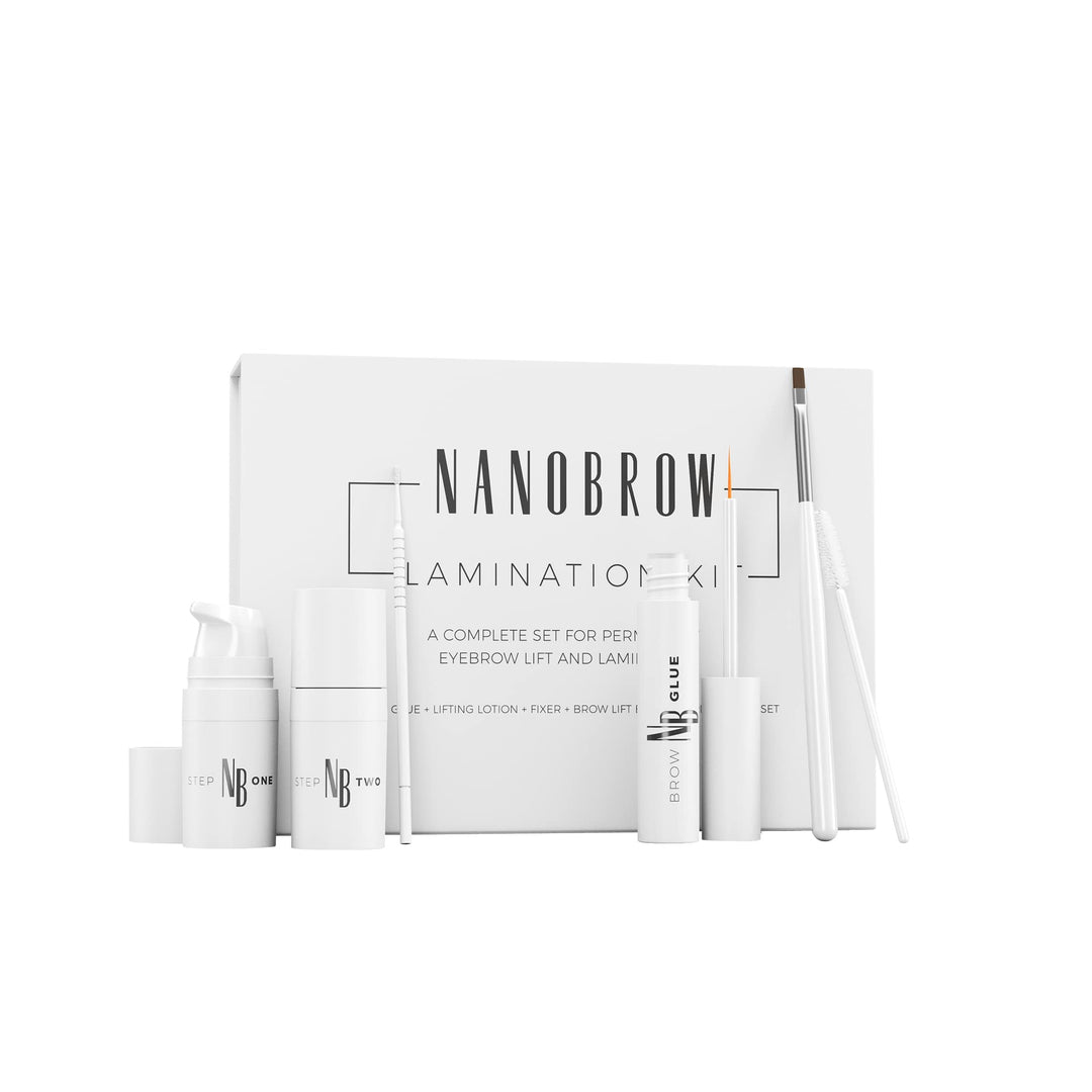 Augenbrauen Laminierung Set Nanobrow Lamination Kit - Professionelle Augenbrauenlaminierung Set zu H