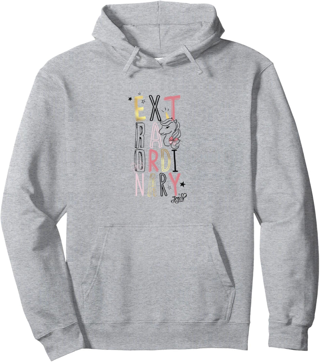 Nickelodeon JoJo Siwa Unicorn Extraordinary Letter Stack Pullover Hoodie