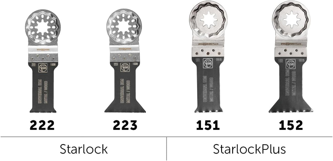 FEIN E-Cut Universal-Sägeblatt 10 Stück (Aufnahme Starlock Plus, Bi-Metall mit gewellter Universalve