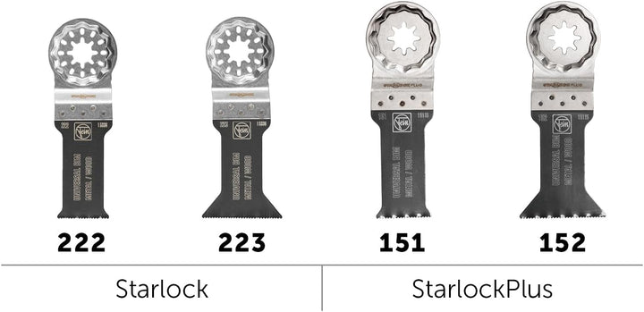 FEIN E-Cut Universal-Sägeblatt 10 Stück (Aufnahme Starlock Plus, Bi-Metall mit gewellter Universalve