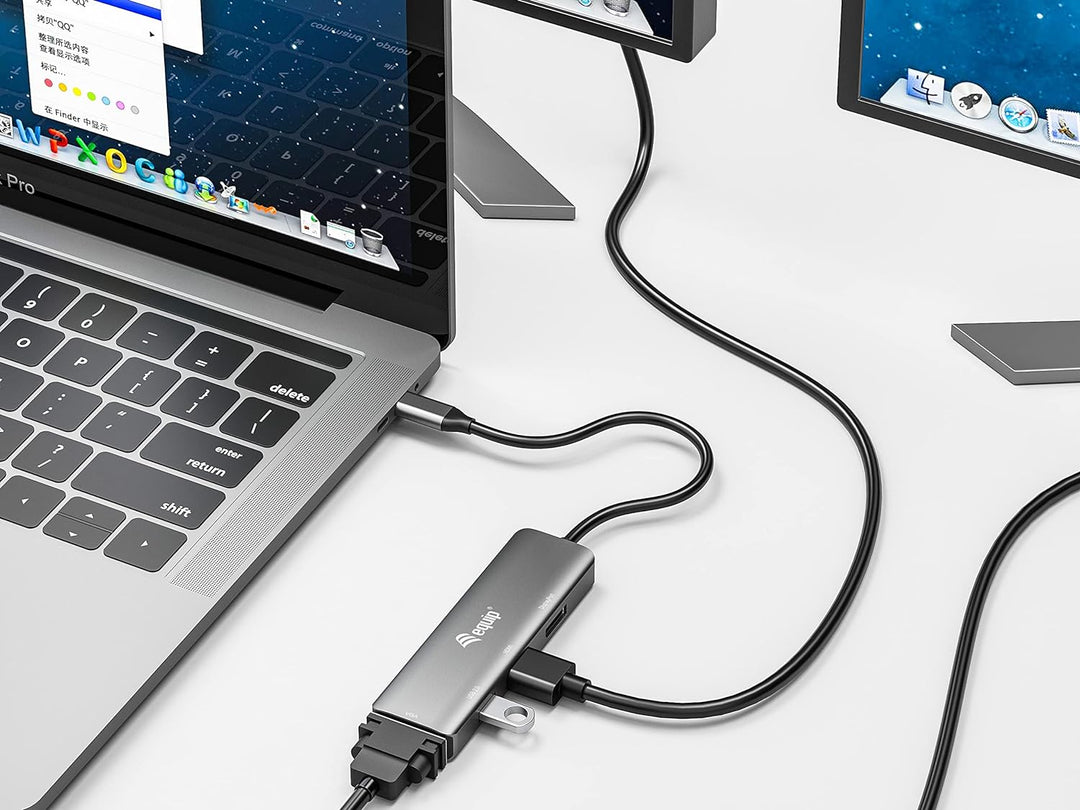 Equip 133485 USB-C auf HDMI/DisplayPort/VGA/USB-Adapter