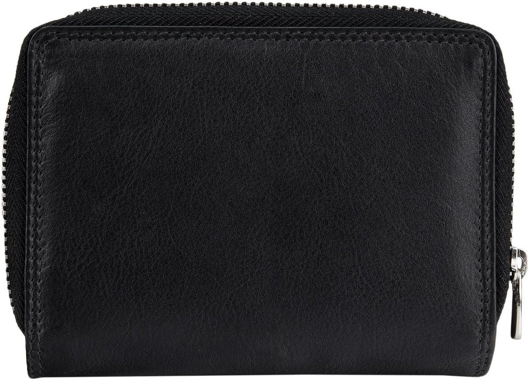 Greenburry Spongy Nappa RV-Schlossbörse Portemonnaie Geldbeutel Damen Geldbörse Leder 973 Bordeaux,