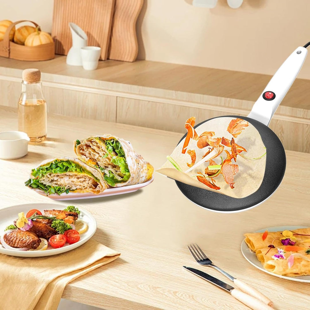 Instant-Crêpe-Maker, Crêpe-Maker, Crêpe-Grillpfanne, 7,8 Zoll automatische Temperaturregelung Instan