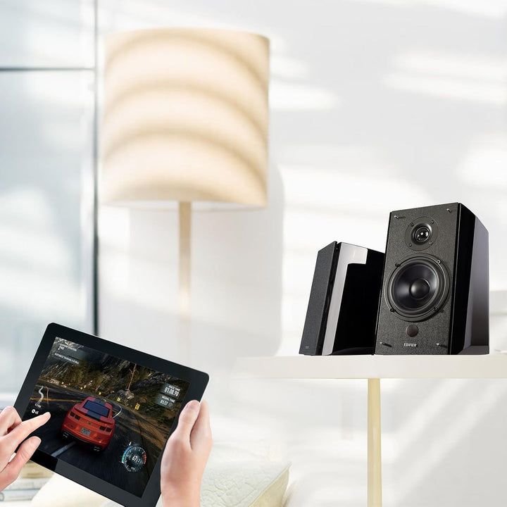 EDIFIER Studio R2000DB Bluetooth-Lautsprechersystem (120 Watt) mit Infrarot-Fernbedienung und optisc