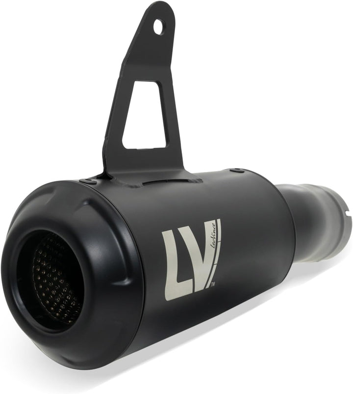 Endschalldämpfer LeoVince SLIP-ON SBK LV-10 FULL BLACK, Edelstahl schwarz, mit Zulassung für BMW S 1