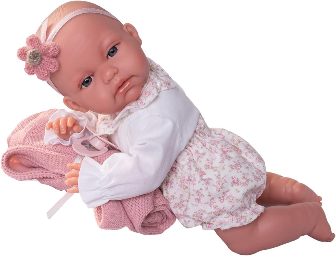 Muñecas Antonio Juan - Neugeborenes Baby Toneta Possuritas mit Decke