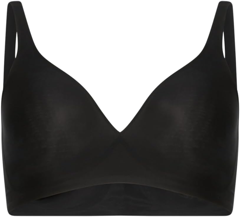 Wolford Damen BH Skin 3W Skin Bra, Frauen Buestenhalter,Basic,klassisch,Uni,einfarbig,fein,7005 Blac