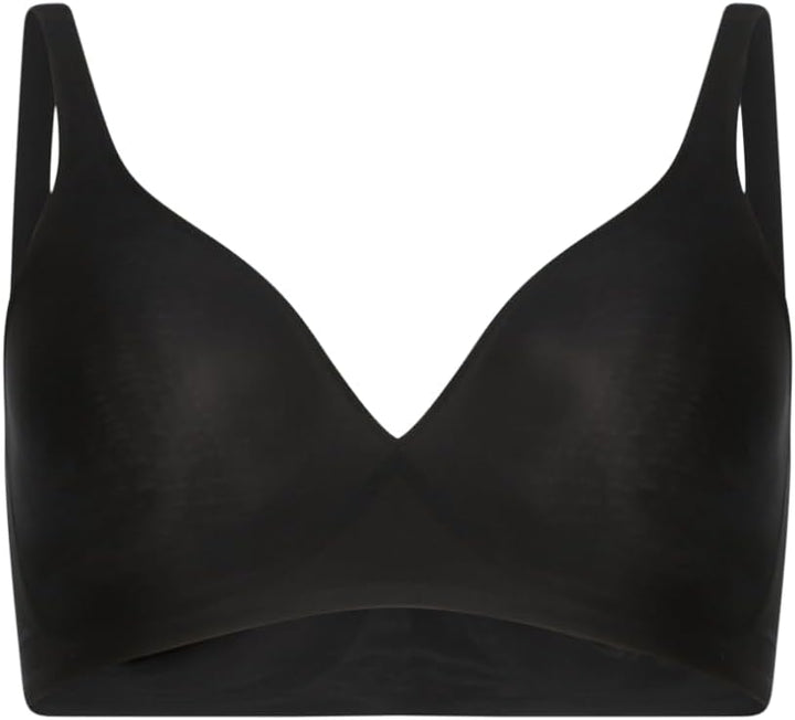Wolford Damen BH Skin 3W Skin Bra, Frauen Buestenhalter,Basic,klassisch,Uni,einfarbig,fein,7005 Blac