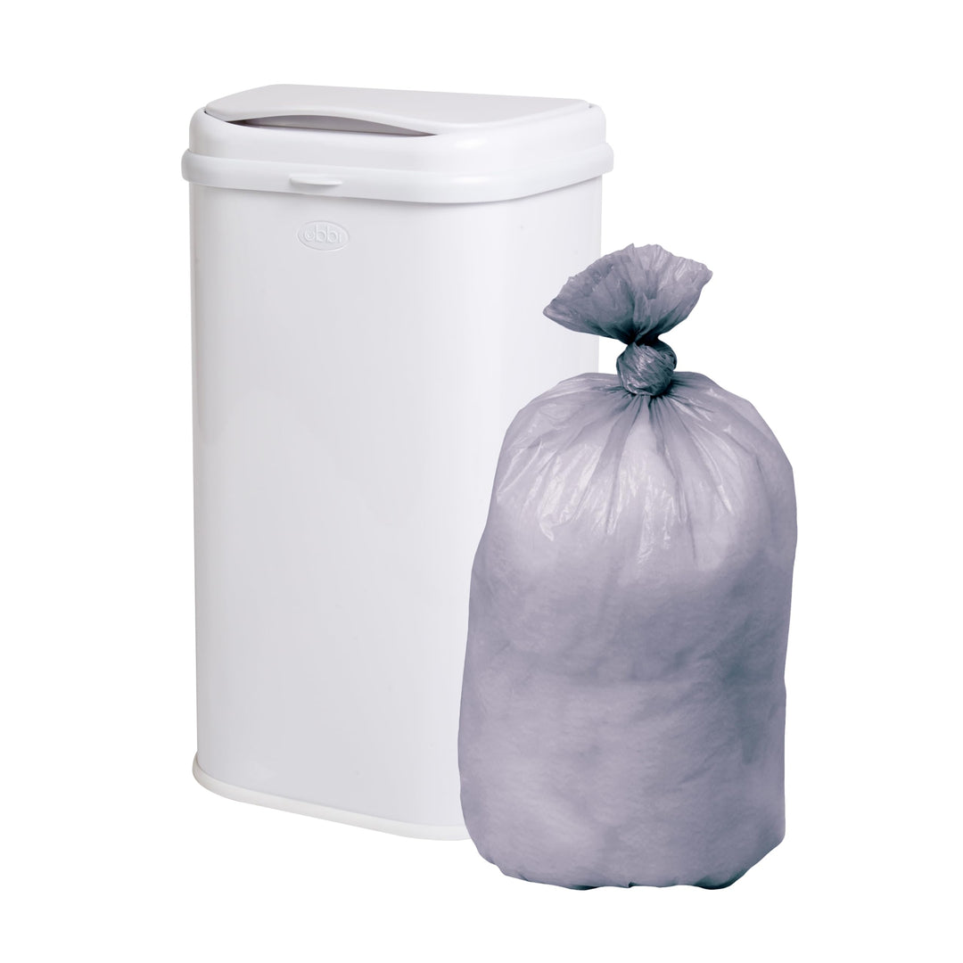 Ubbi Adult Diaper Pail Plastic Bags, 49-Litter Capacity, Unscented, 75 Count Violet 75 Count (Pack o