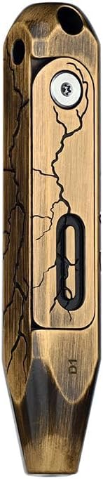 OKNIFE Otacle D1 Mini Cracked Brass 8-in-1 Magnetisch Schraubendreher Set | Magnetischer Profi Schra