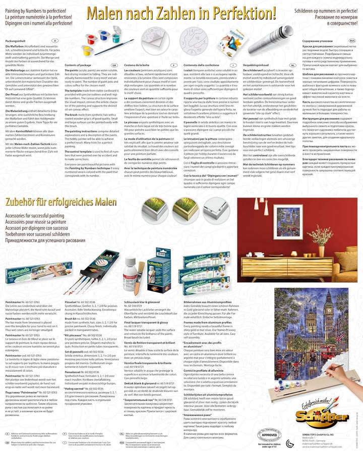 Schipper 609130873 Malen nach Zahlen - Vollmond über London - Bilder malen für Erwachsene, inklusive