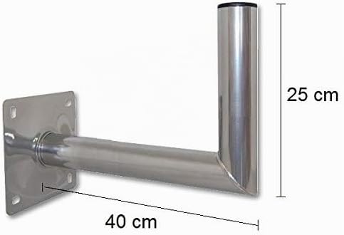 netshop 25 HD Sat Anlage 80 cm Spiegel + Opticum Quad LNB für 4 Teilnehmer + 50m Kabel + 40cm Wandha
