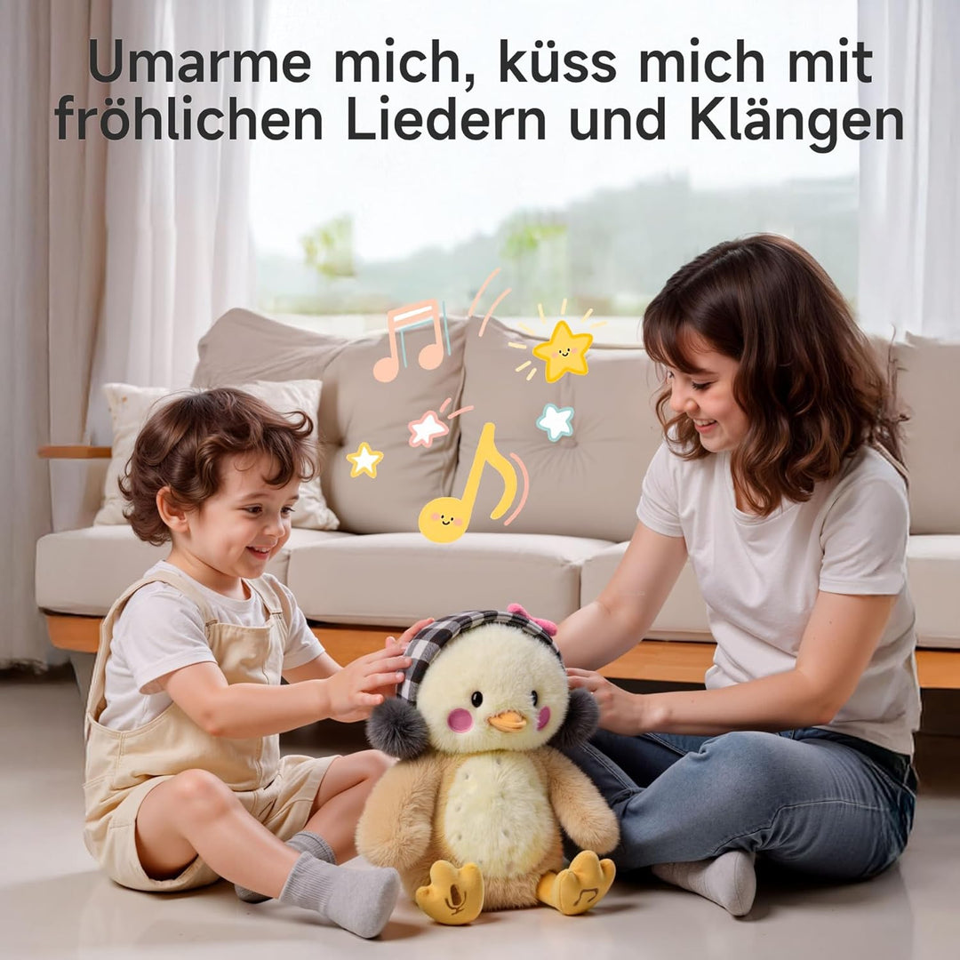 TUMAMA KIDS Sprechende Singende Elefanten und Küken Spielzeug Kinder, Interaktives Kopie Plüschtier