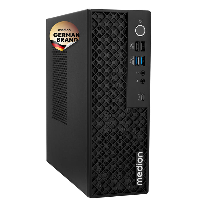 MEDION Picoworx T80 III Mini PC (Slim, Core Ultra 5 226, 16GB DDR5 RAM, 512GB SSD, ARC 130V, USB Typ