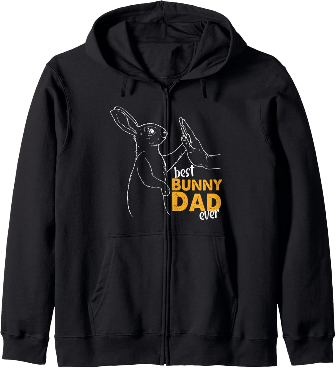 Best Bunny Dad Ever Bester Kaninchenpapa Pulli Bunny Dad Kapuzenjacke