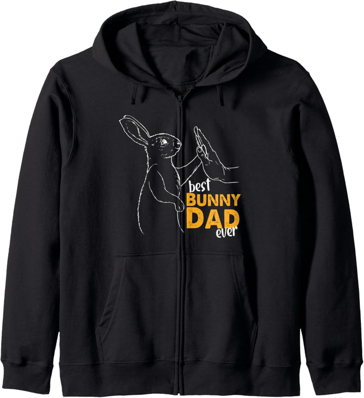 Best Bunny Dad Ever Bester Kaninchenpapa Pulli Bunny Dad Kapuzenjacke