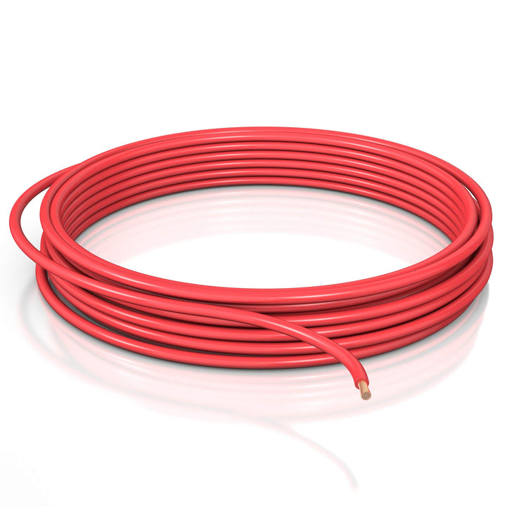 DCSk Fahrzeugleitung - 16mm² - 10m - FLRY B asymmetrisch - 16 mm² - KFZ Kabel Litze - Rot - 16mm2 16
