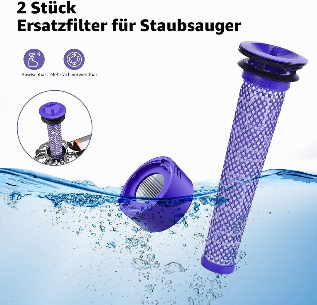 Akku für Dyson V6 DC62, Ersatzakku Li-ion für Dyson V6 Animal Trigger Fluffy Motorhead Absolute DC58