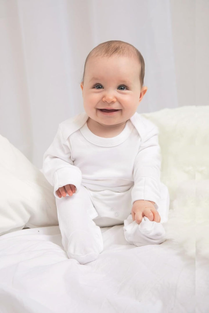 Baby Body Schlafanzug Strampler Langarm Junge Mädchen Tiere Nilpferd Indianer Tiermotiv Name Persona