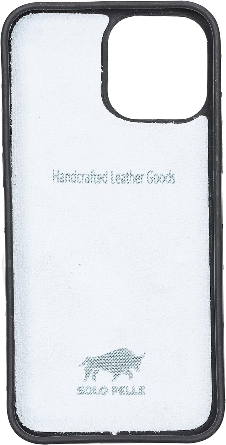 Solo Pelle Lederhülle für das iPhone 13 Pro Max in 6.7 Zoll Stanford Case Leder Hülle Ledertasche Ba