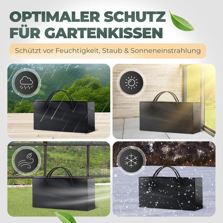 Celeko Home Palettenkissen Aufbewahrung 120 x 30 x 80 cm Aufbewahrungstasche XXL Oxford Polyester 60